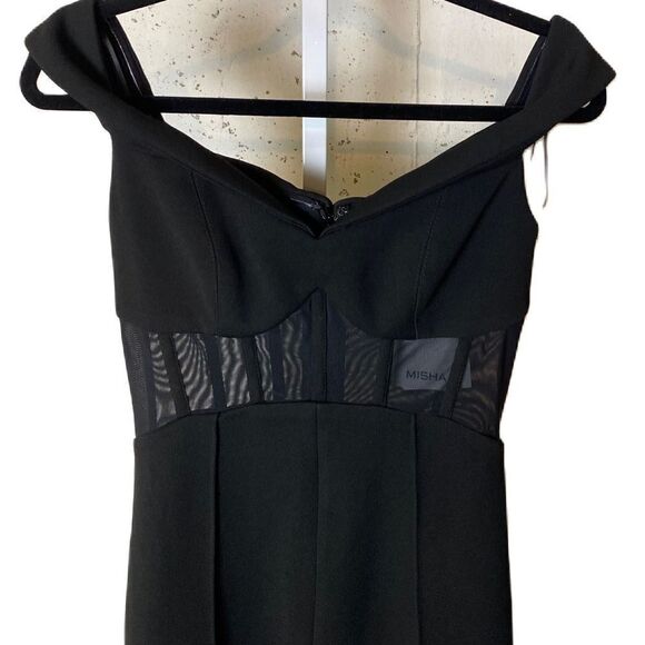 MISHA Bodice Black Jumpsuit - Picture 6 of 16